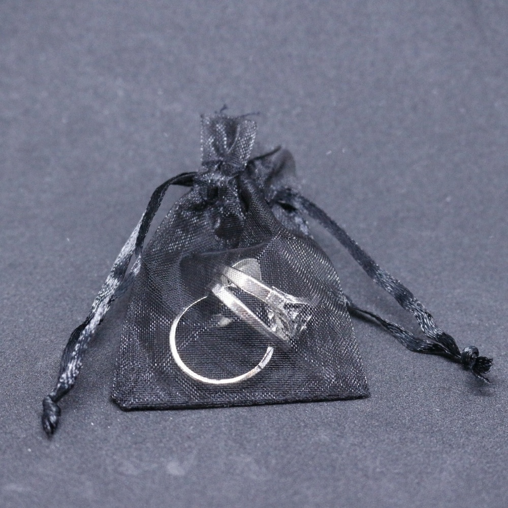 Flower Antique-style 3 Ring Set Silver Plated (b) - Picture 5 of 6